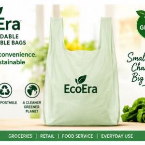 Compostable Shopping Bag | Compostable T-Shirt Bag